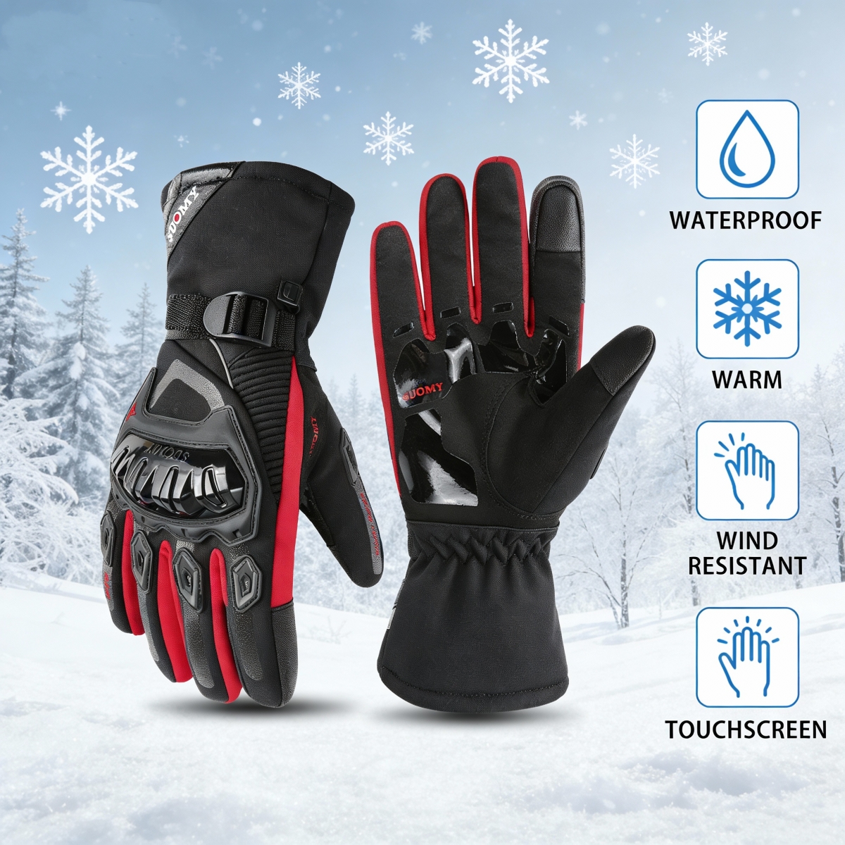 Winter Waterproof Motorcycle G - Winter Glove Insulated 리뷰 및 가격