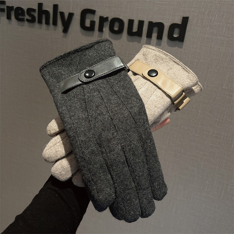 Gloves Men Wool Fleece Lined T - Wool Glove Lined 리뷰 및 가격