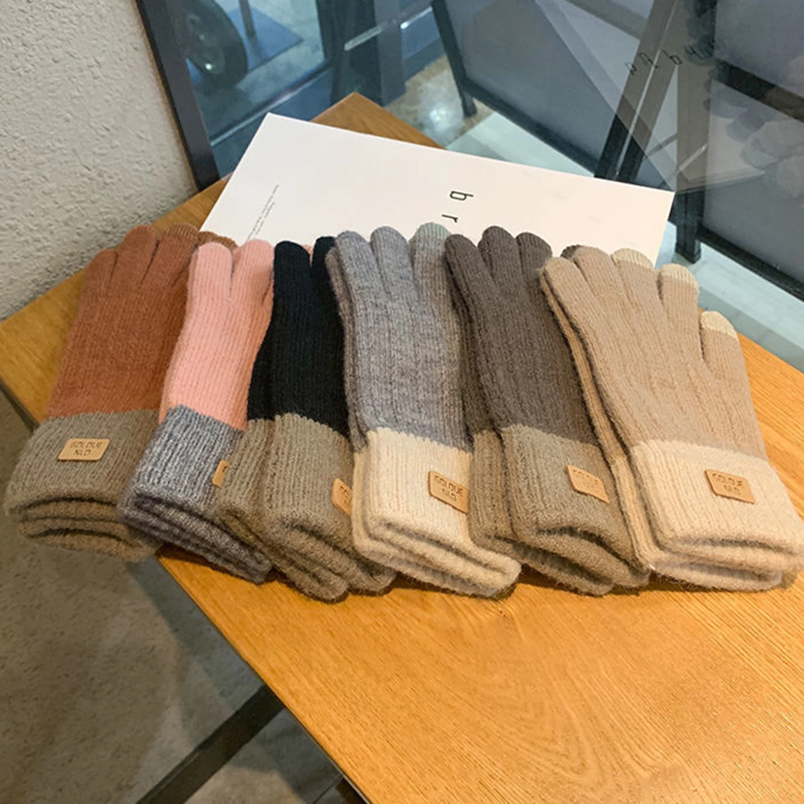 Women's Cable Knit Gloves Warm - Wool Glove Lined 리뷰 및 가격