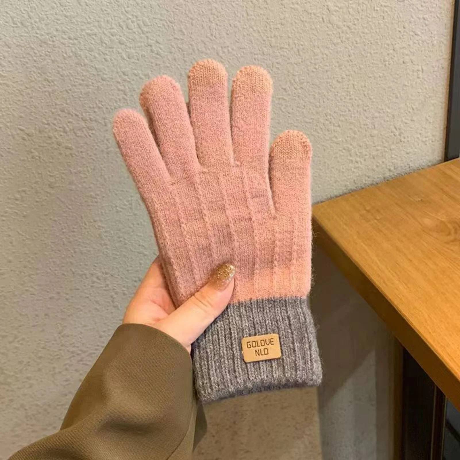 Women's Cable Knit Gloves Warm - Wool Glove Lined 리뷰 및 가격