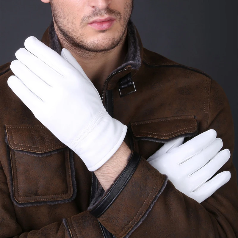 2025 Winter Genuine Leather Wh - Leather Driving Glove 리뷰 및 가격