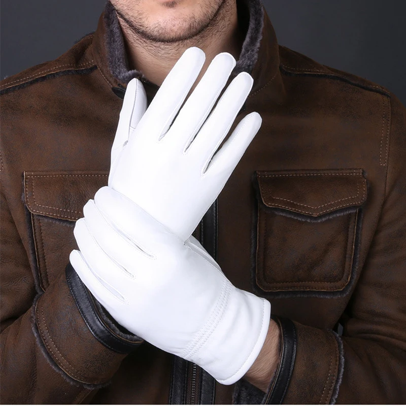 2025 Winter Genuine Leather Wh - Leather Driving Glove 리뷰 및 가격