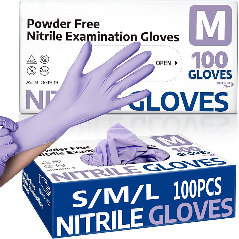 10/20/50/100PCS Purple Disposa - Nitrile Mechanic Glove 리뷰 및 가격