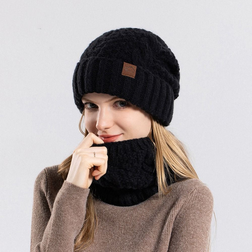 Soft Winter Beanie Hat Scarf S - Wool Glove Lined 리뷰 및 가격