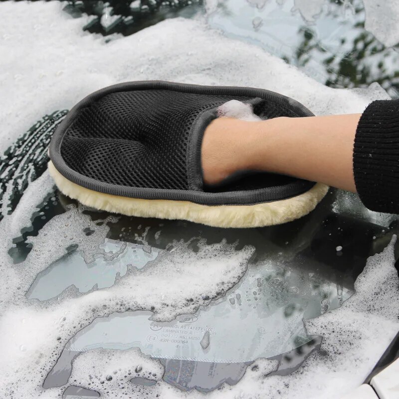 Car Wash Wool Gloves Thickened - Wool Glove Lined 리뷰 및 가격