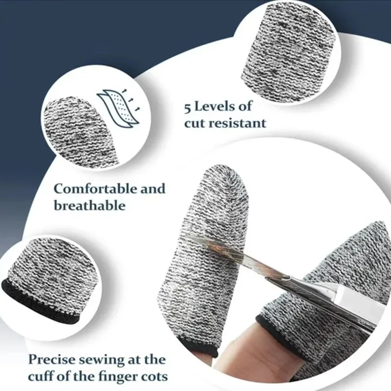 50PCS  Anti-Cut Finger Cots Pr - Cut Resistant Glove 리뷰 및 가격