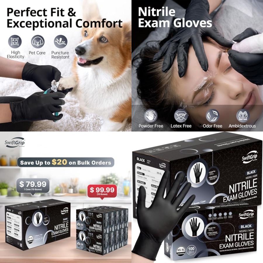 SwiftGrip Disposable Nitrile E - Exam Glove Nitrile 리뷰 및 가격
