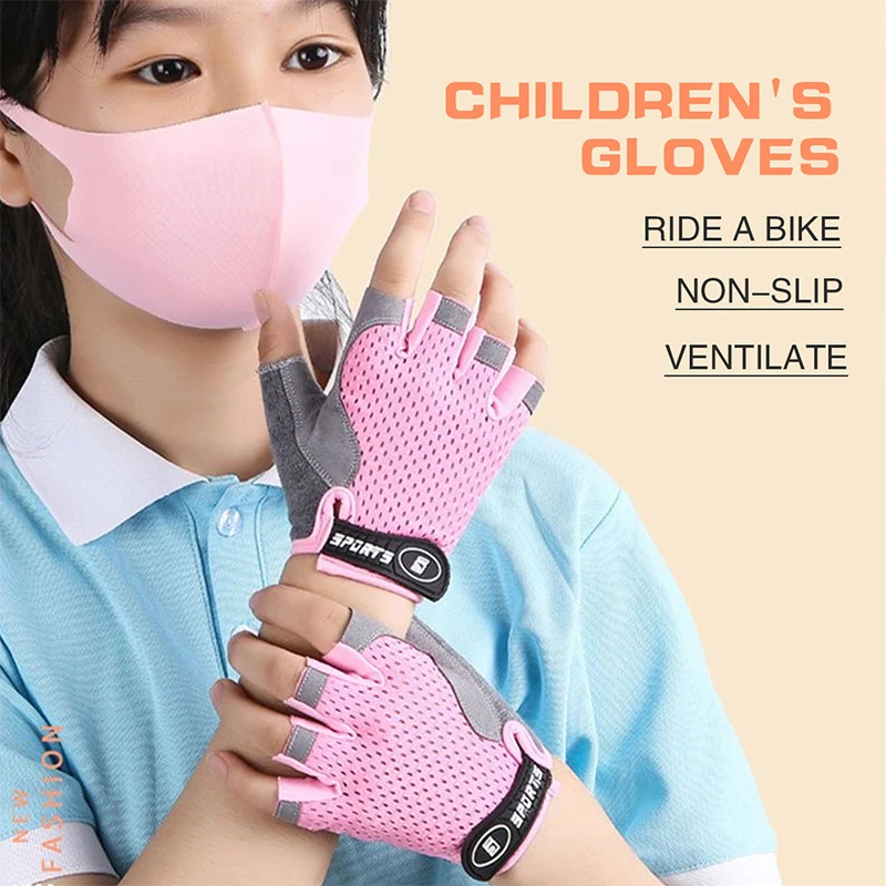 Kids Half Finger Sports Cyclin - Cycling Glove Padded 리뷰 및 가격