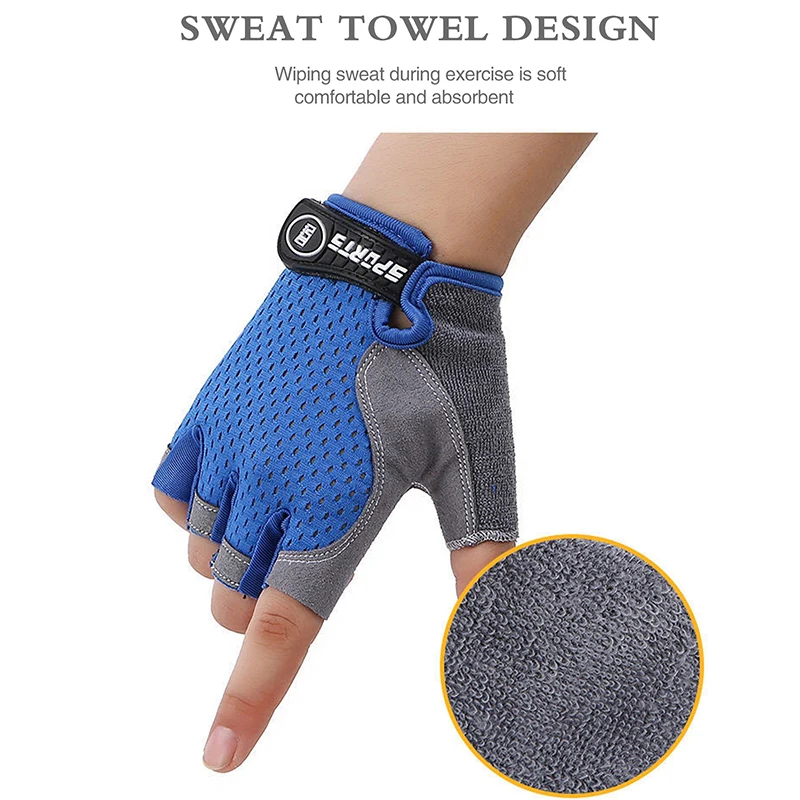Kids Half Finger Sports Cyclin - Cycling Glove Padded 리뷰 및 가격