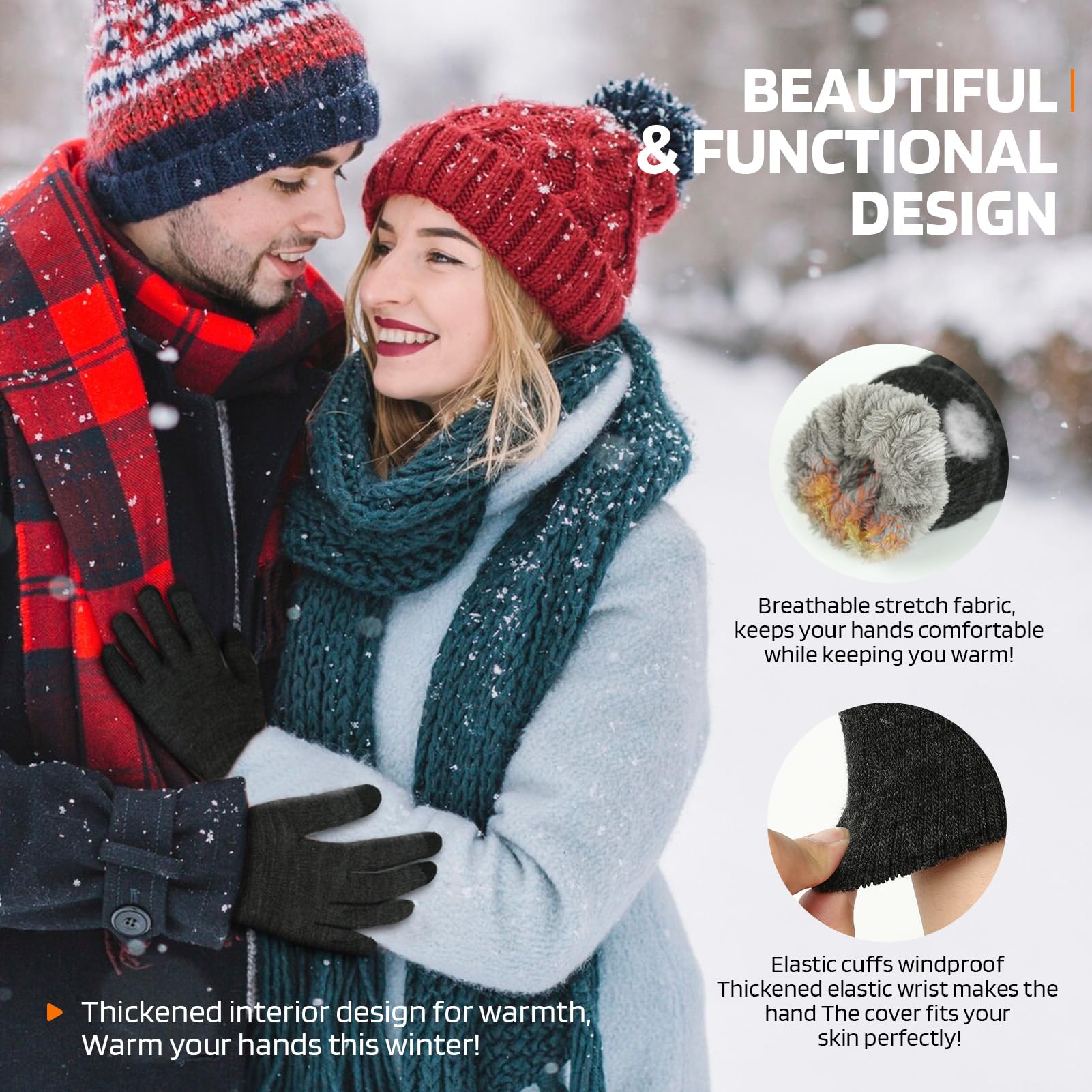 1-5Pairs Winter Outdoor Sports - Magic Touch Glove 리뷰 및 가격