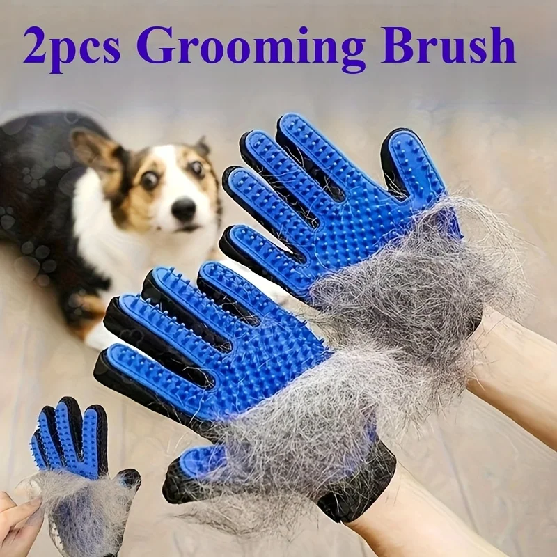 Pet Gloves Cat Grooming Gloves - Rubber Glove Cleaning 리뷰 및 가격