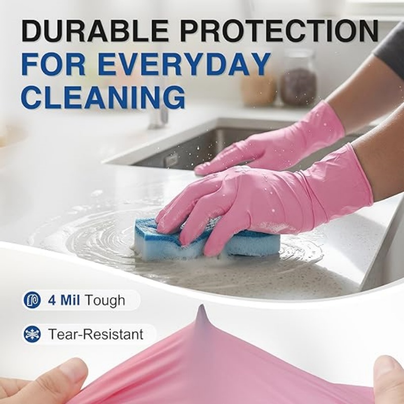 Pink Nitrile Disposable Gloves - Latex Disposable Glove 리뷰 및 가격