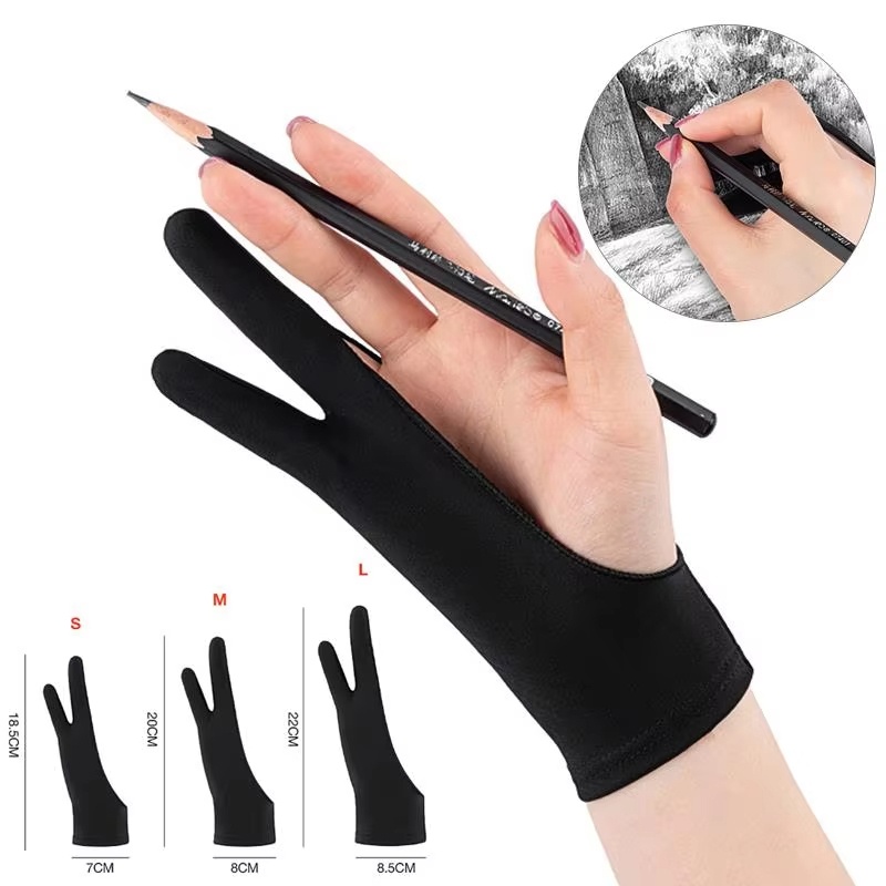 S/M/L Two-Finger Drawing Glove - Touchscreen Glove Capacitive 리뷰 및 가격