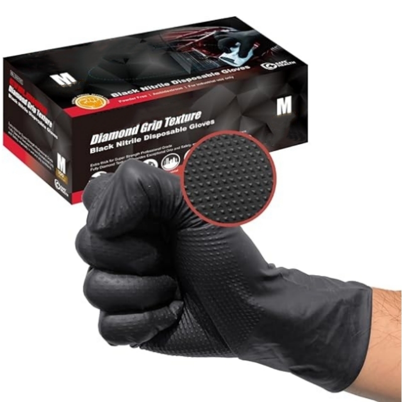 8Mil Heavy Duty Black Nitrile  - Nitrile Mechanic Glove 리뷰 및 가격