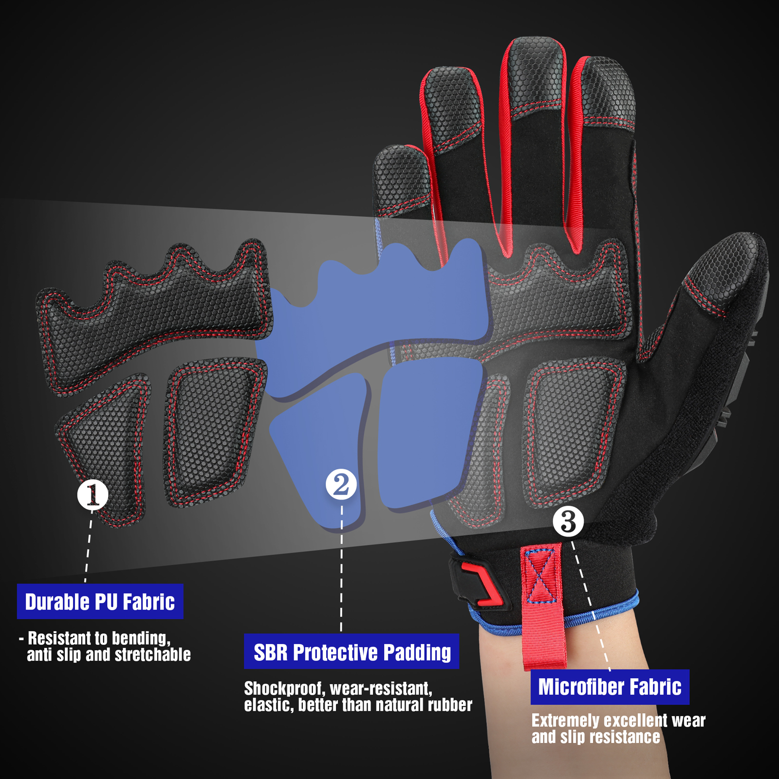 WORKPRO Heavy-duty Work Gloves - Work Glove Impact 리뷰 및 가격