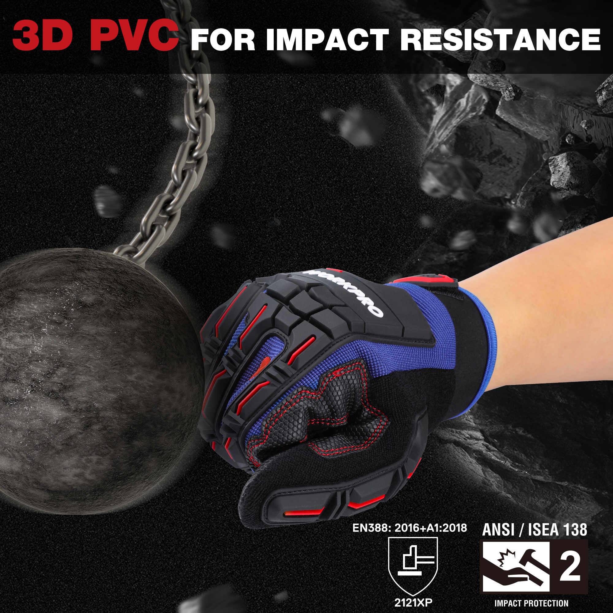 WORKPRO Heavy-duty Work Gloves - Work Glove Impact 리뷰 및 가격