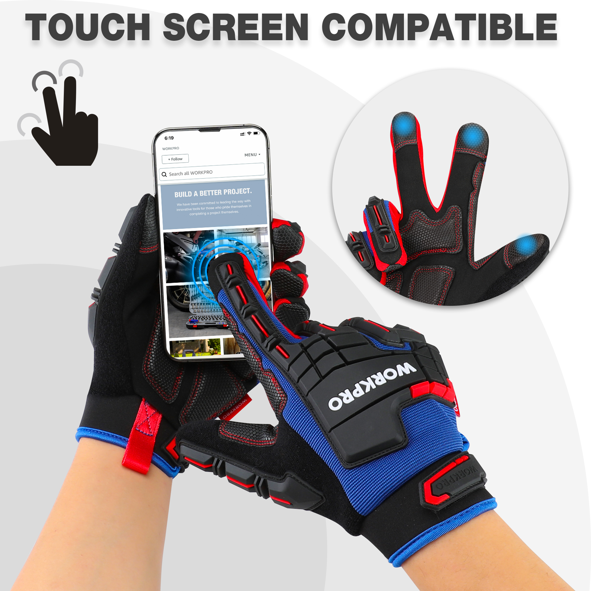 WORKPRO Heavy-duty Work Gloves - Work Glove Impact 리뷰 및 가격