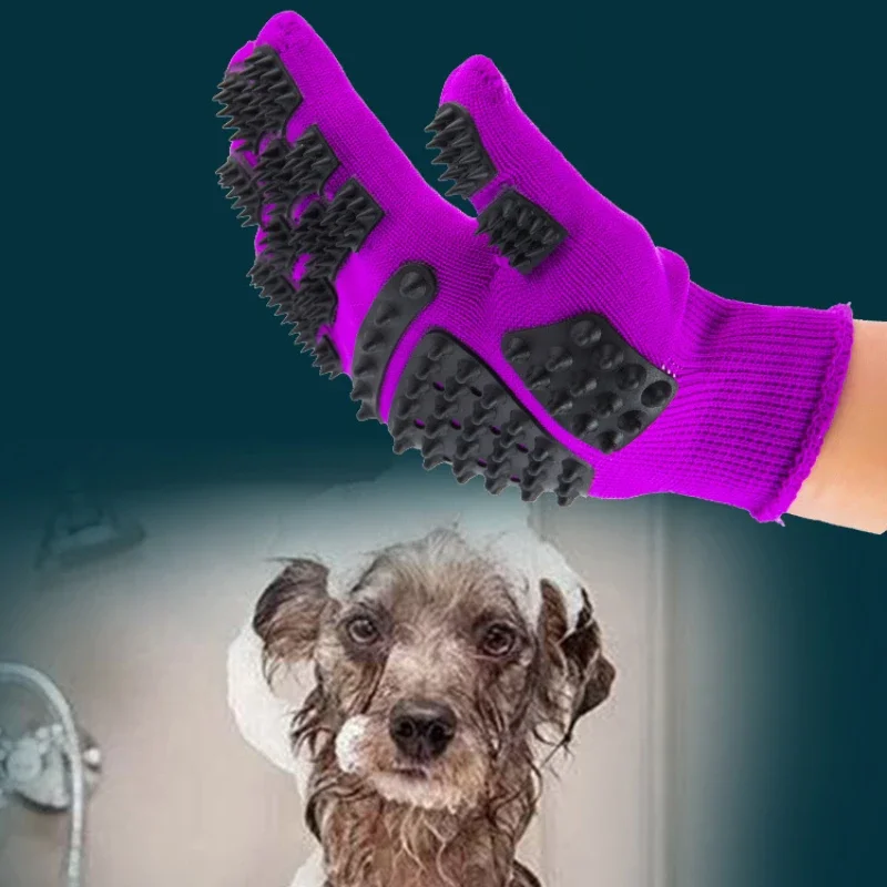 1PC Pet Hair Grooming Gloves C - Rubber Glove Cleaning 리뷰 및 가격