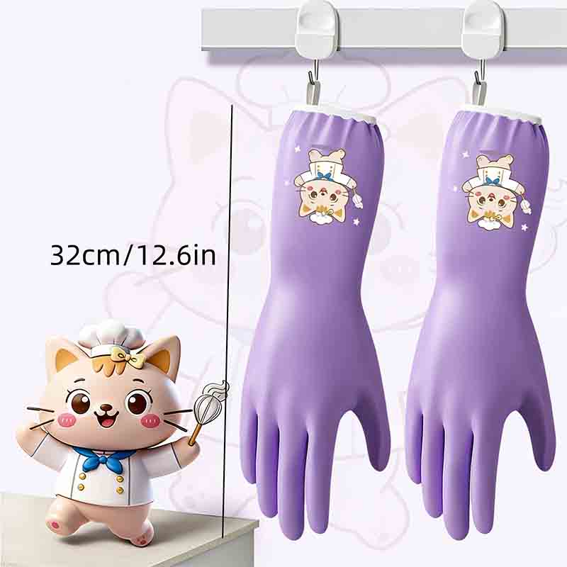 1 pair of household cleaning a - Dish Glove Rubber 리뷰 및 가격