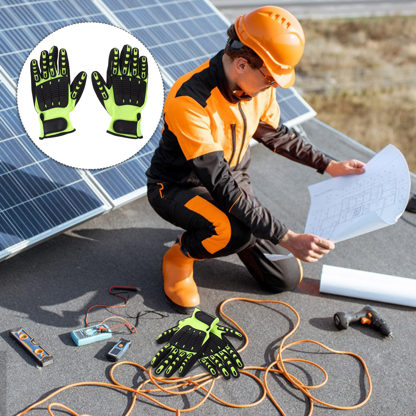 1Pair Heavy Duty Cut Resistant - Work Glove Impact 리뷰 및 가격