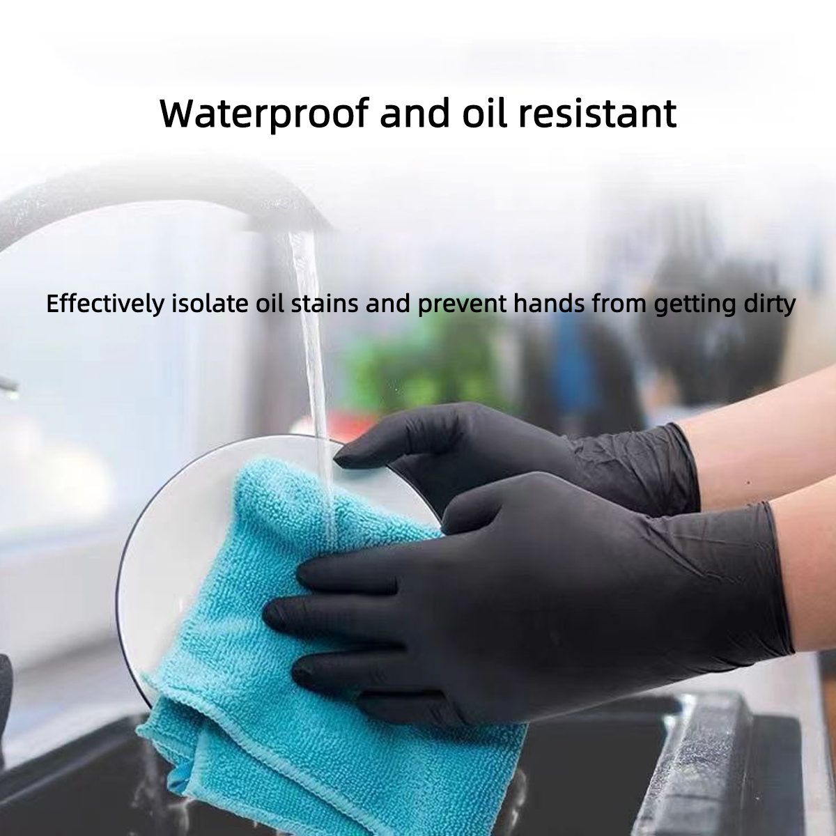 20/50/100pcs Black vinyl glove - Rubber Glove Cleaning 리뷰 및 가격