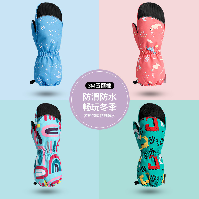 Kids Ski Gloves Winter Warm Wa - Ski Glove Waterproof 리뷰 및 가격