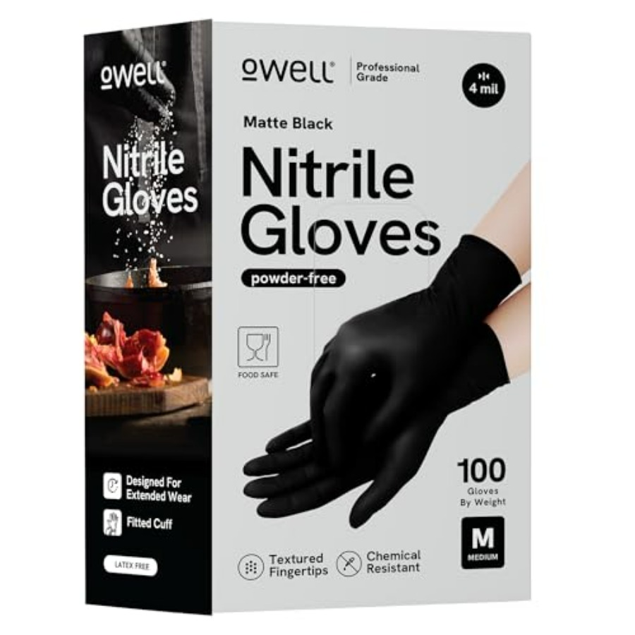 ® Black Nitrile Gloves - 4 Mil - Exam Glove Nitrile 리뷰 및 가격