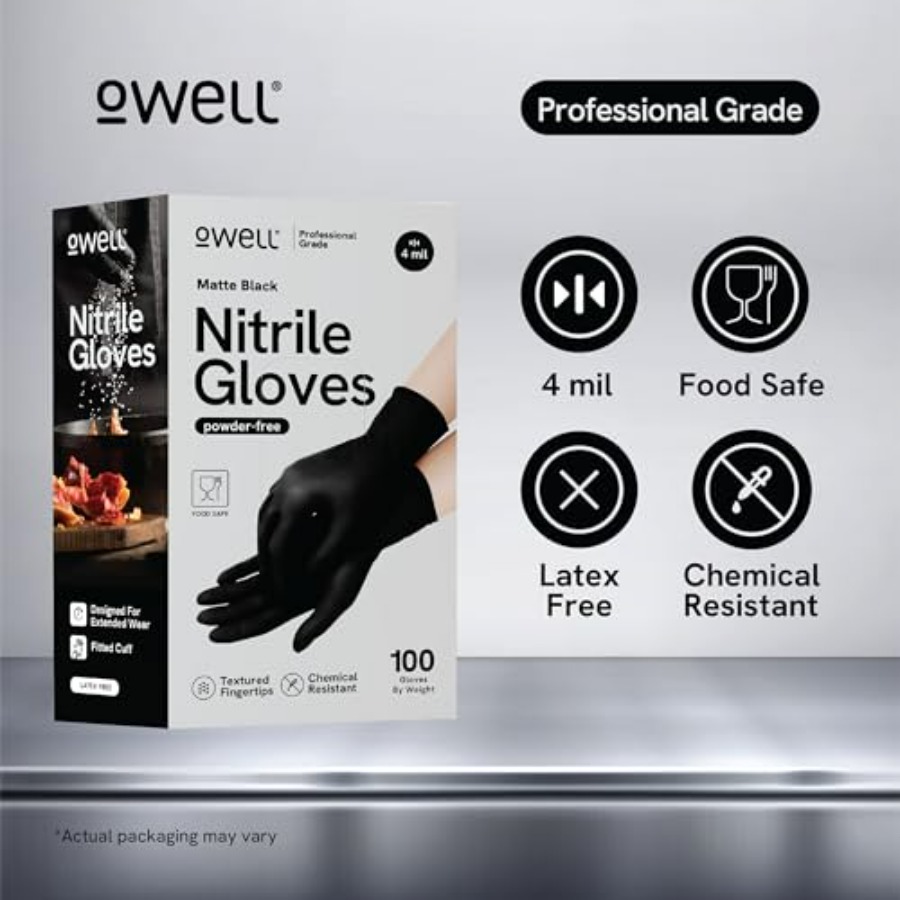 ® Black Nitrile Gloves - 4 Mil - Exam Glove Nitrile 리뷰 및 가격