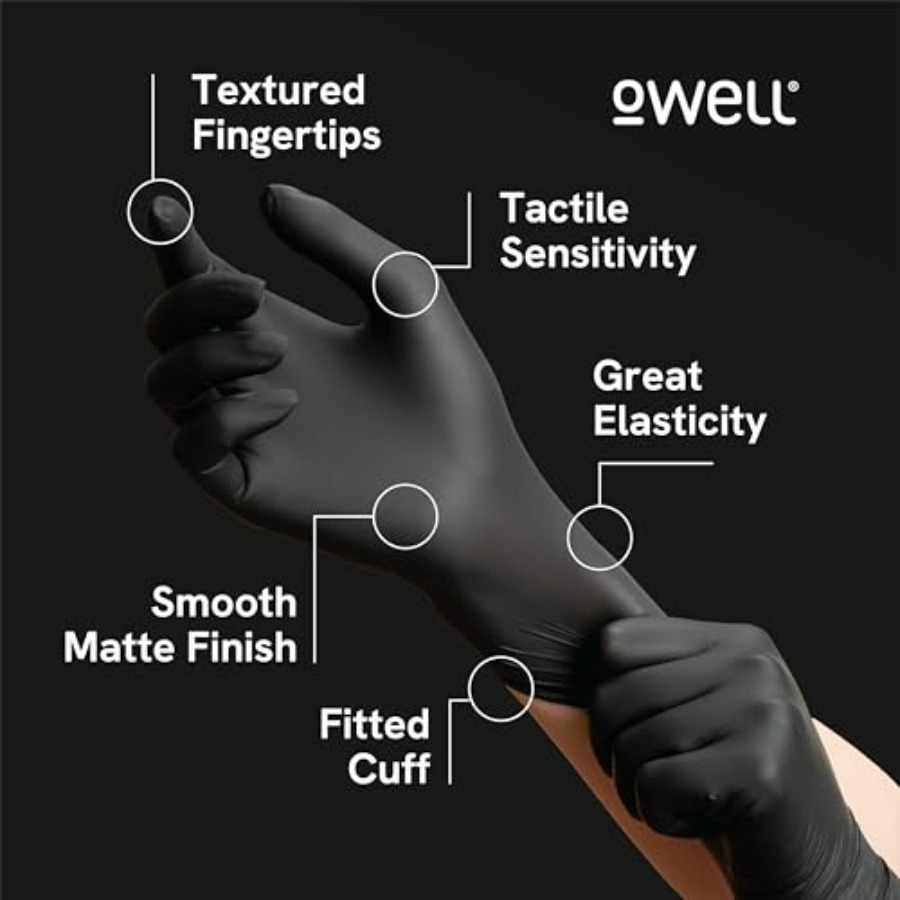 ® Black Nitrile Gloves - 4 Mil - Exam Glove Nitrile 리뷰 및 가격