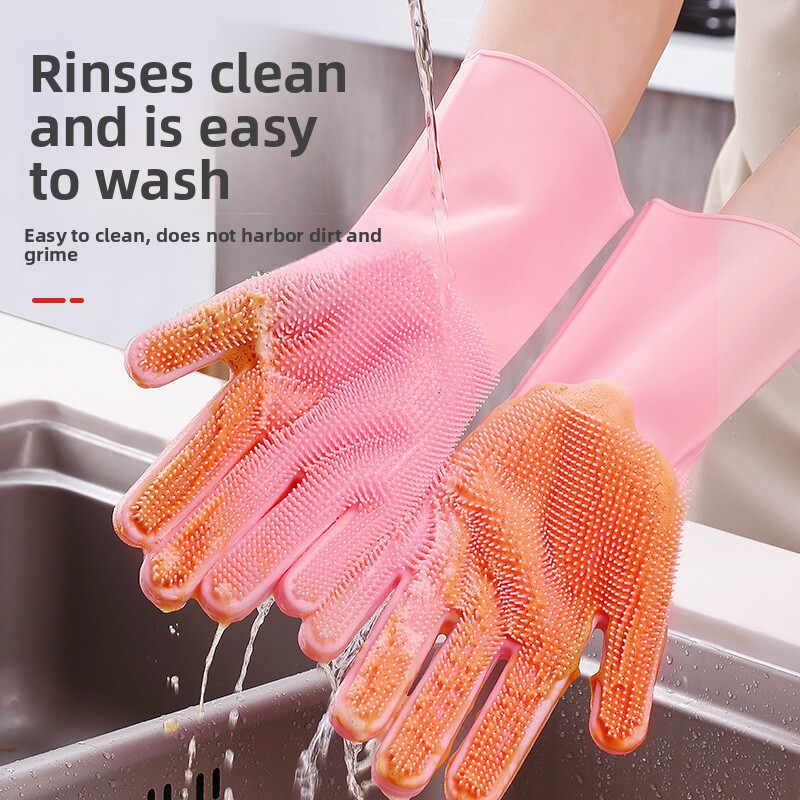 Silicone dishwashing gloves, m - Dish Glove Rubber 리뷰 및 가격