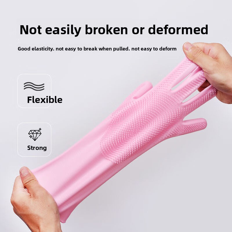 Silicone dishwashing gloves, m - Dish Glove Rubber 리뷰 및 가격