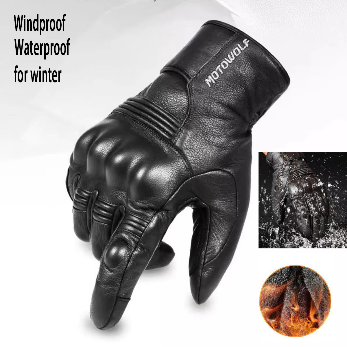 Leather Motorcycle Gloves Men' - Motorcycle Glove Knuckle 리뷰 및 가격