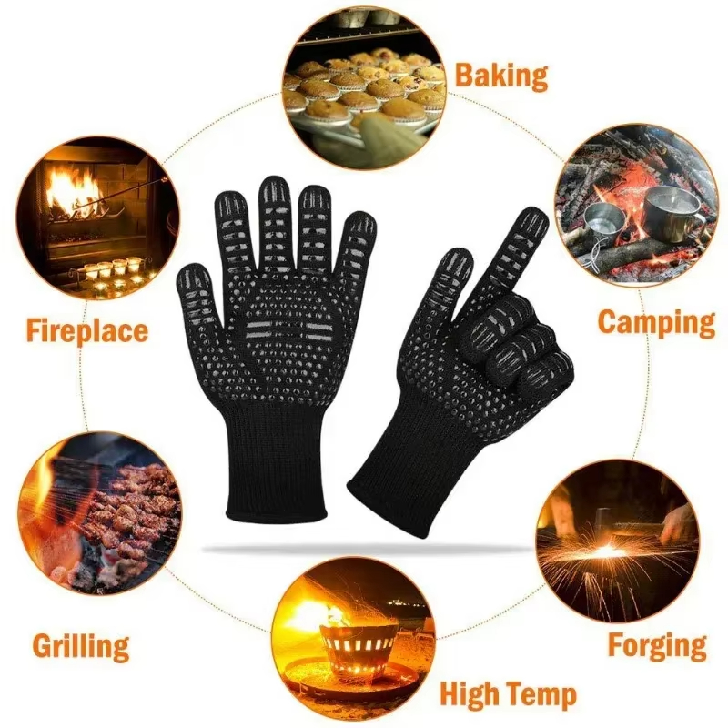 One Piece BBQ Gloves High Temp - Oven Mitt Silicone 리뷰 및 가격