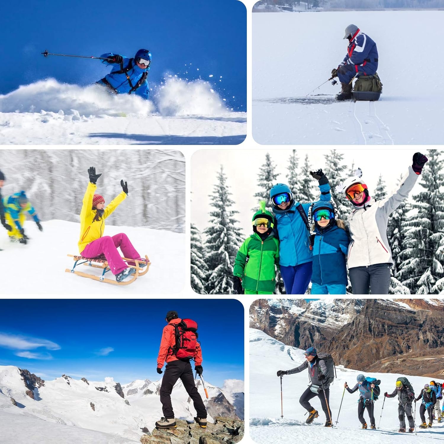 Heated Leather Gloves Men Wome - Ski Glove Waterproof 리뷰 및 가격