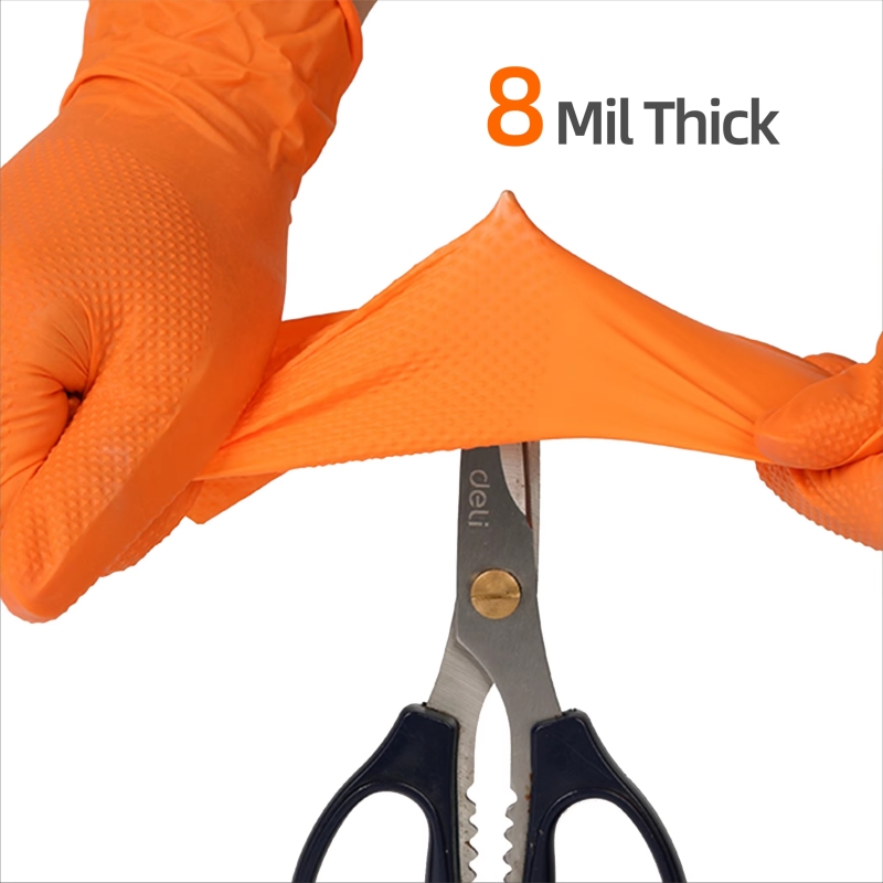 8mil Heavy Duty Industrial Ora - Nitrile Mechanic Glove 리뷰 및 가격