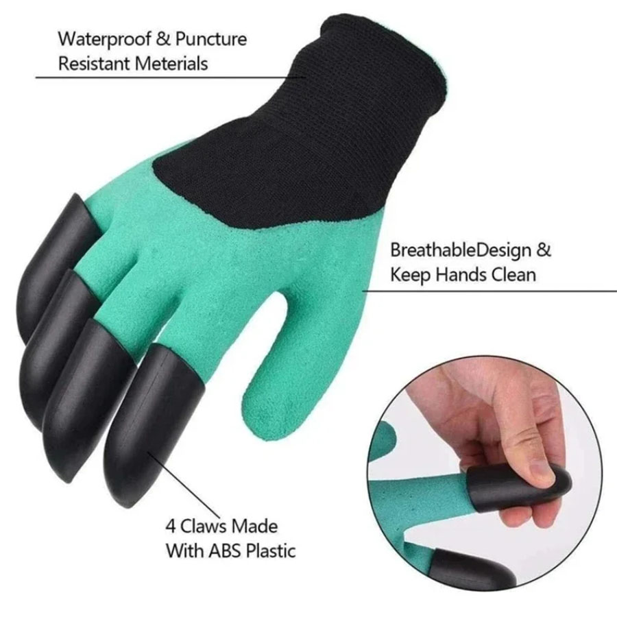 1Pair Gardening Gloves with Cl - Gardening Glove Waterproof 리뷰 및 가격