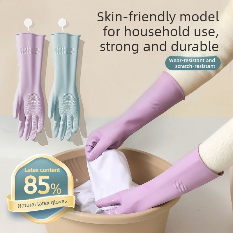 Latex Dish Washing Gloves,with - Dish Glove Rubber 리뷰 및 가격
