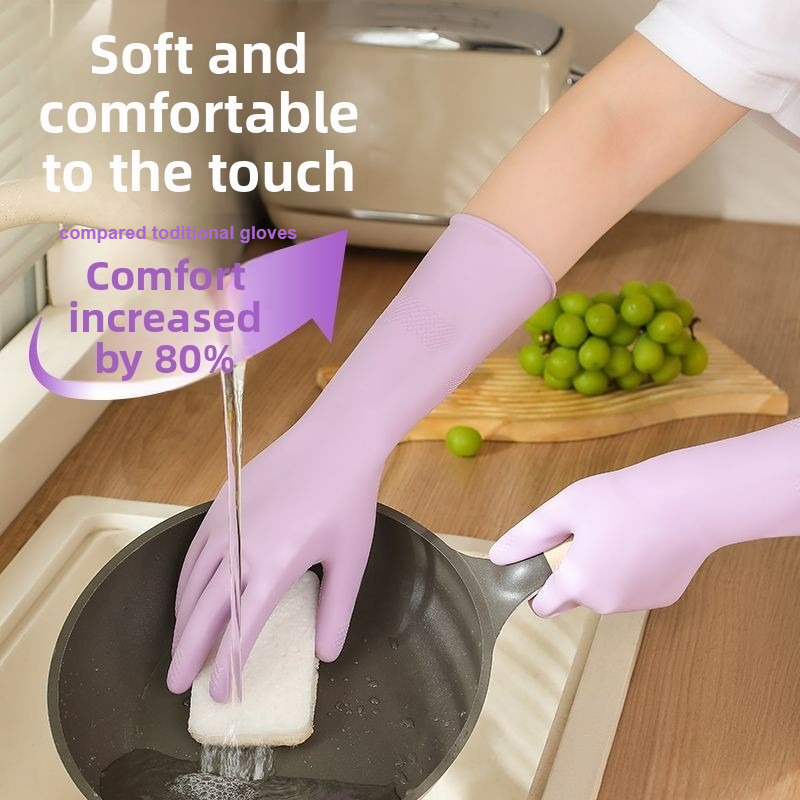 Latex Dish Washing Gloves,with - Dish Glove Rubber 리뷰 및 가격