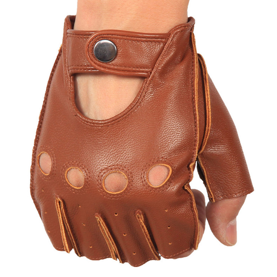 High Quality Man's Half Finger - Leather Driving Glove 리뷰 및 가격