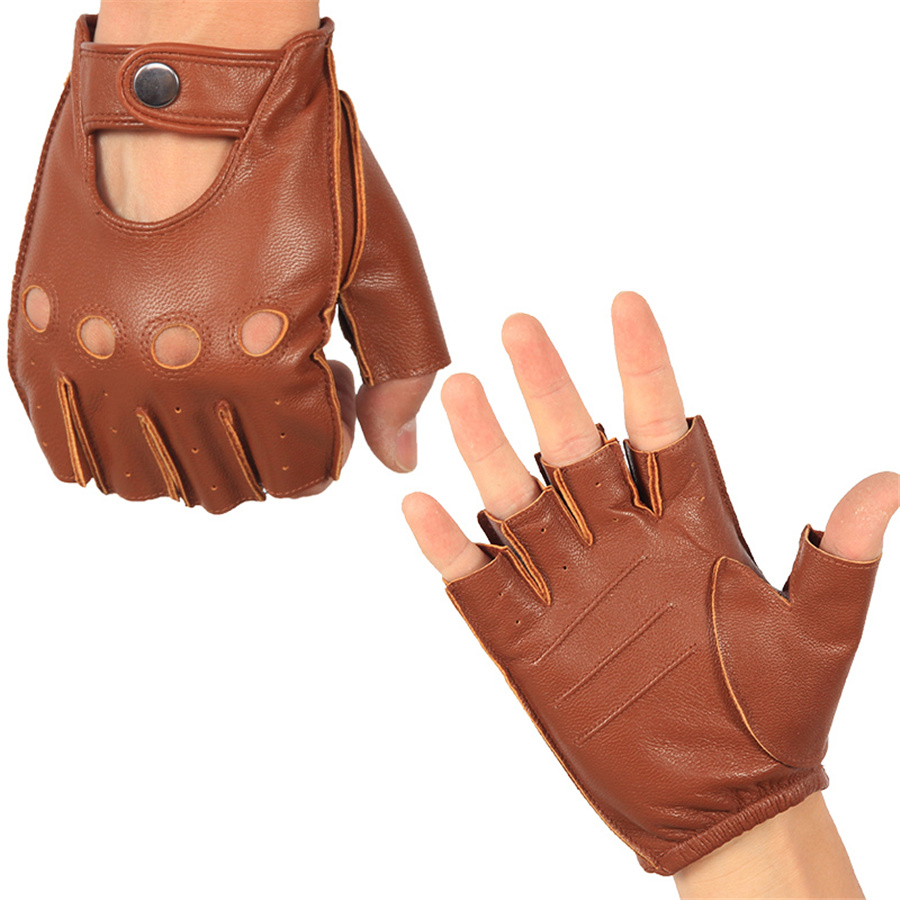 High Quality Man's Half Finger - Leather Driving Glove 리뷰 및 가격