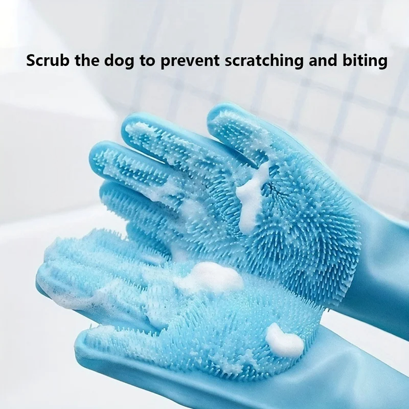 Pet Grooming Cleaning Gloves D - Rubber Glove Cleaning 리뷰 및 가격