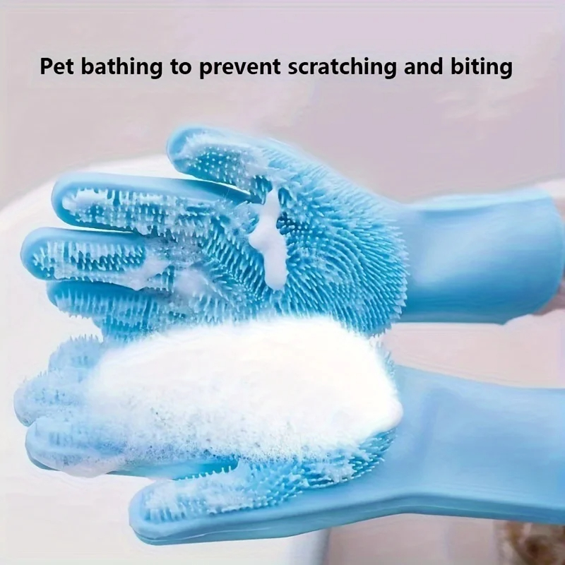 Pet Grooming Cleaning Gloves D - Rubber Glove Cleaning 리뷰 및 가격
