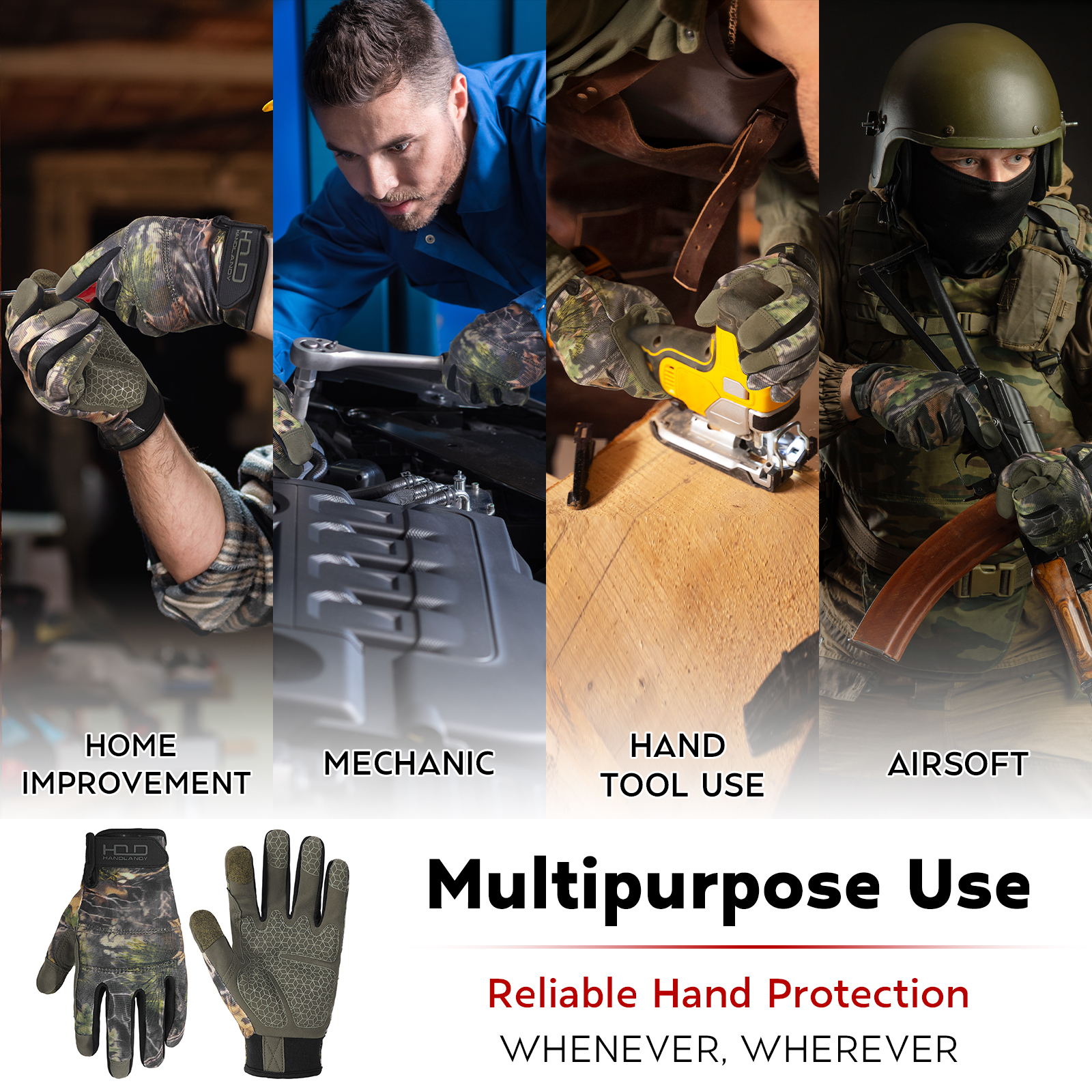 Handlandy Stock Full Finger Ca - Work Glove Impact 리뷰 및 가격