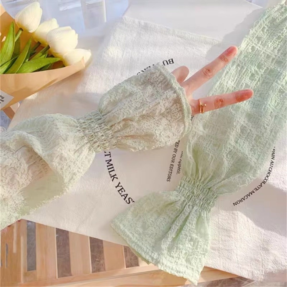 Summer Outdoor Lace Mesh Sun P - Fingerless Glove Knit 리뷰 및 가격
