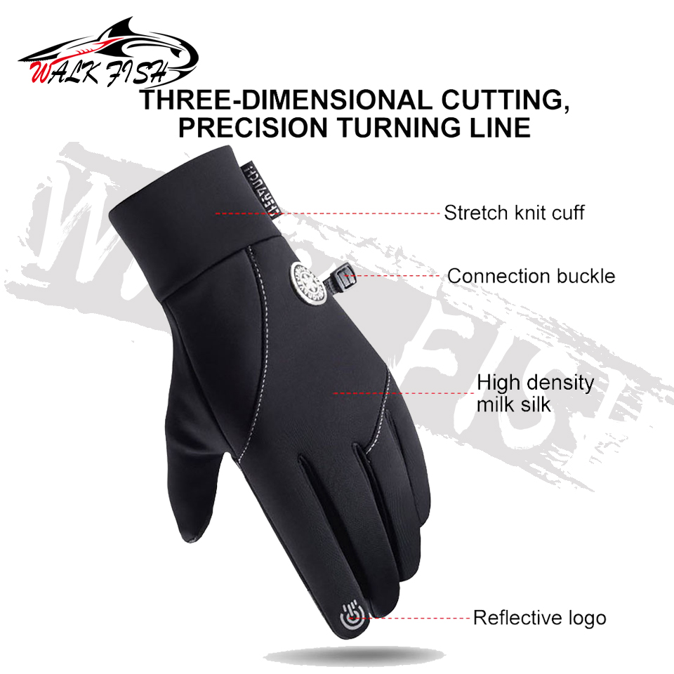 WALK FISH Winter Anti-slip Fis - Cycling Glove Padded 리뷰 및 가격