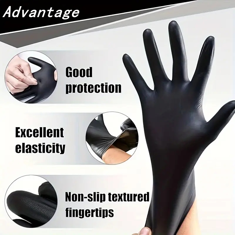 20PCS Black Disposable Nitrile - Latex Disposable Glove 리뷰 및 가격