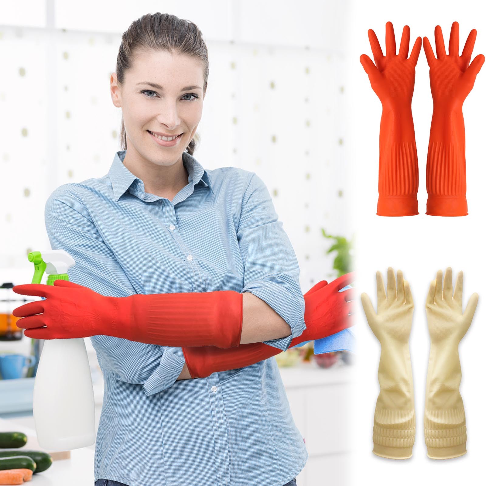 1pair Flexible Comfortable Rub - Dish Glove Rubber 리뷰 및 가격