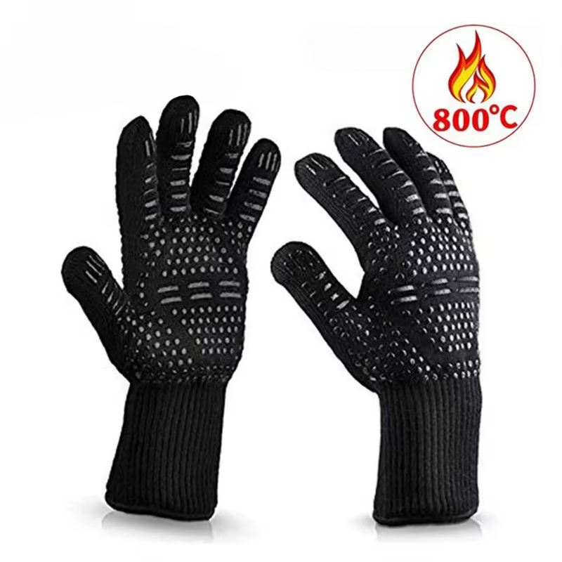 1PCS Piece BBQ Gloves High Tem - Oven Mitt Silicone 리뷰 및 가격