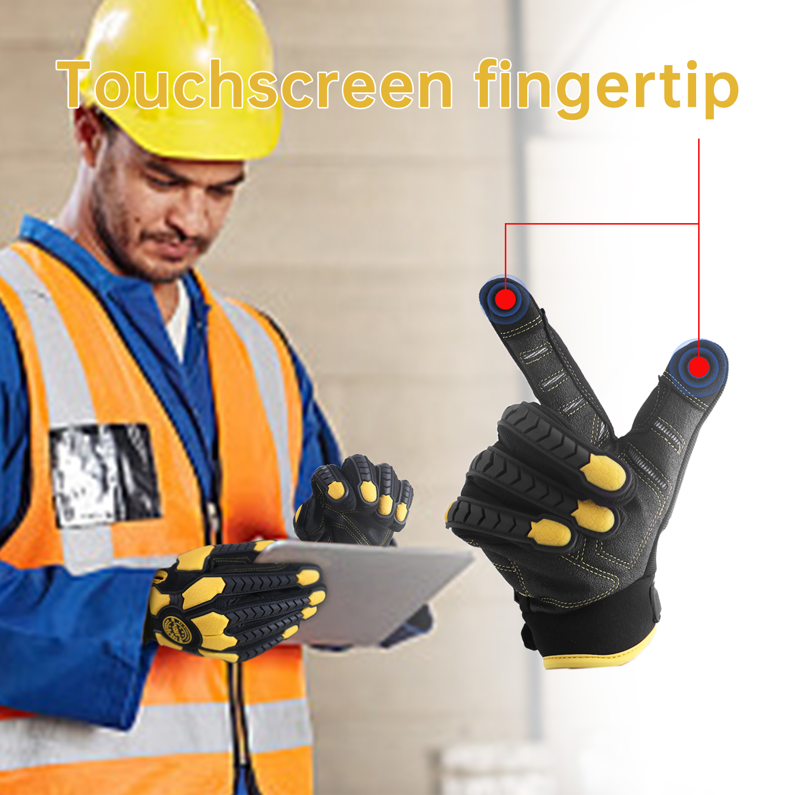 PVC Reinforced Impact Protecti - Work Glove Impact 리뷰 및 가격