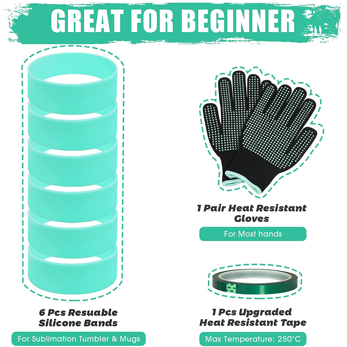 Silicone Bands Elastic Heat Re - Oven Mitt Silicone 리뷰 및 가격